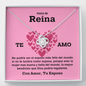 Regalo para Esposa para Día Del Amor y La Amistad Collar Con Poema Valentine's Gift in Spanish for Wife
