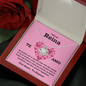 Regalo para Esposa para Día Del Amor y La Amistad Collar Con Poema Valentine's Gift in Spanish for Wife