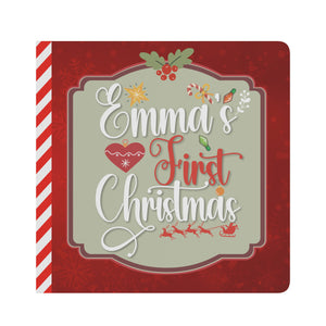 Baby's First Christmas Book – A Personalized Holiday Story for Baby with Custom Name and Dedication from Parents