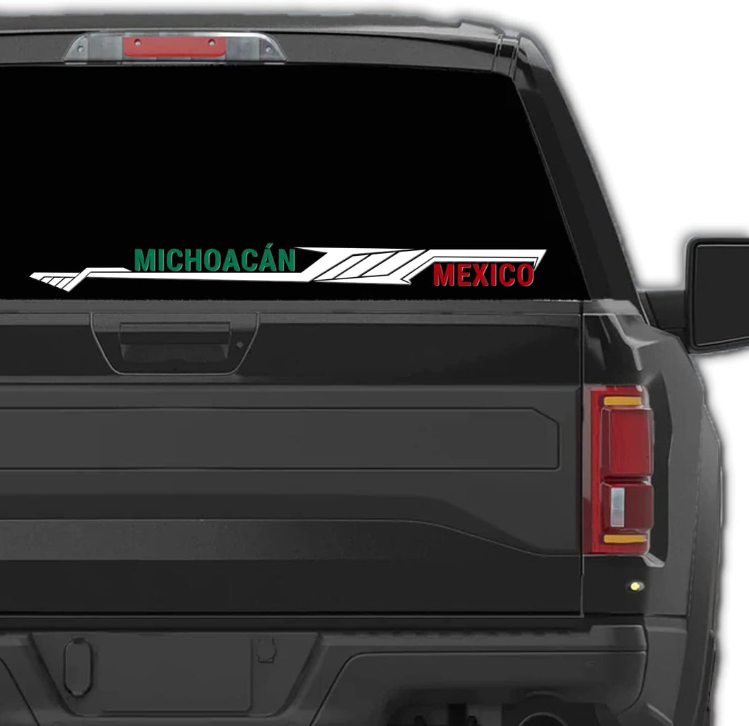 Mexico Decal Sticker Vinyl for Your Truck Calcomania para Troca o Carro Mexican States Modern Design Decals