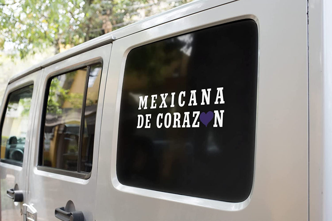 Mexicana de Corazon Mexico Decal Sticker Vinyl for Your Truck Calcomania para Troca o Carro