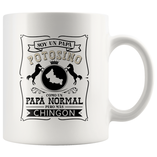 Soy un Papa Potosino como un Papa Normal pero mas Chingon Multi Size Coffee Mug