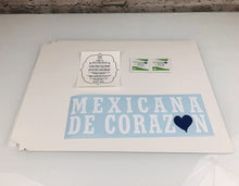 Load image into Gallery viewer, Mexicana de Corazon Mexico Decal Sticker Vinyl for Your Truck Calcomania para Troca o Carro