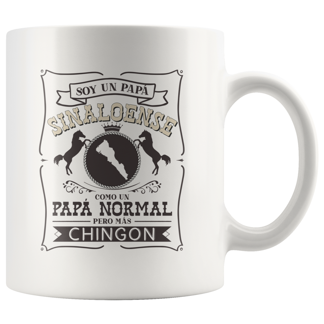 Soy un Papa Sinaloense como un Papa Normal pero mas Chingon Coffee Mug
