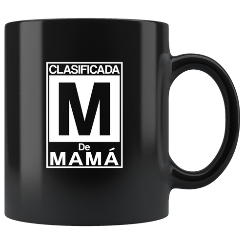 Clasificada M de Mama Taza de Cafe para dia de las Madres Mother Mug in Spanish