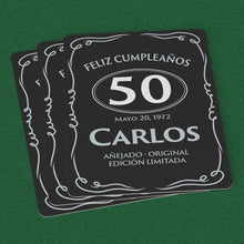Load image into Gallery viewer, Cumpleaños 50 Cartas de Baraja Personalizadas