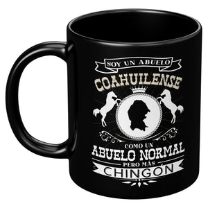 Soy un Abuelo Coahuilense Multisize Black Mug