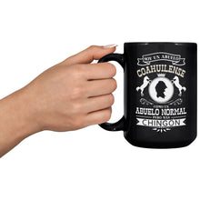 Load image into Gallery viewer, Soy un Abuelo Coahuilense Multisize Black Mug