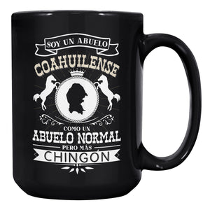 Soy un Abuelo Coahuilense Multisize Black Mug