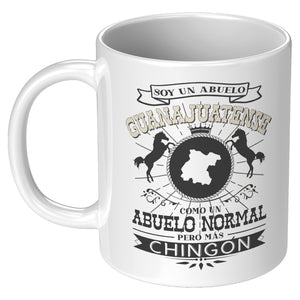 Soy un Abuelo Guanajuato Como un Abuelo Normal pero chingon White Multisize mug