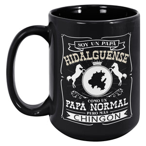 Soy un Papa Hidalguense Hidalgo Mexico Black multisize coffee mug