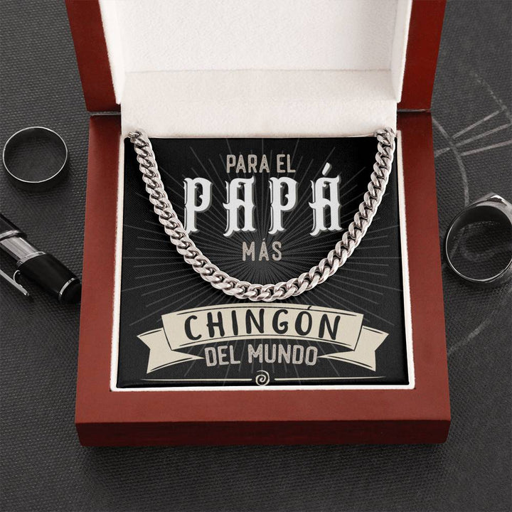 Para el Papa mas Chingon del Mundo Cade Link Chain Necklace