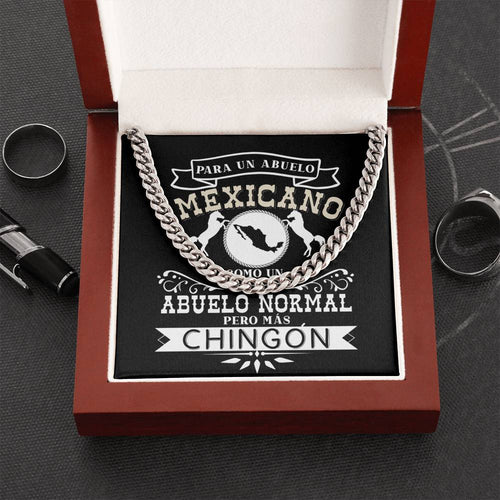 Para un Abuelo Mexicano como un Abuelo Normal pero mas Chingon Chain Necklace