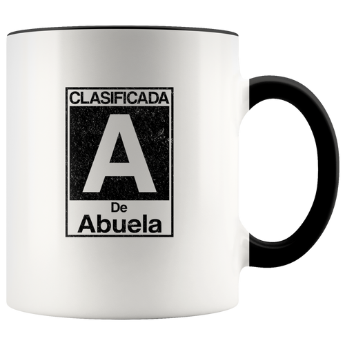 Clasificada A de Abuela Regalo para Abuelas este Dia de las Madres Coffee Mug