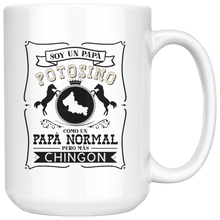 Load image into Gallery viewer, Soy un Papa Potosino como un Papa Normal pero mas Chingon Multi Size Coffee Mug