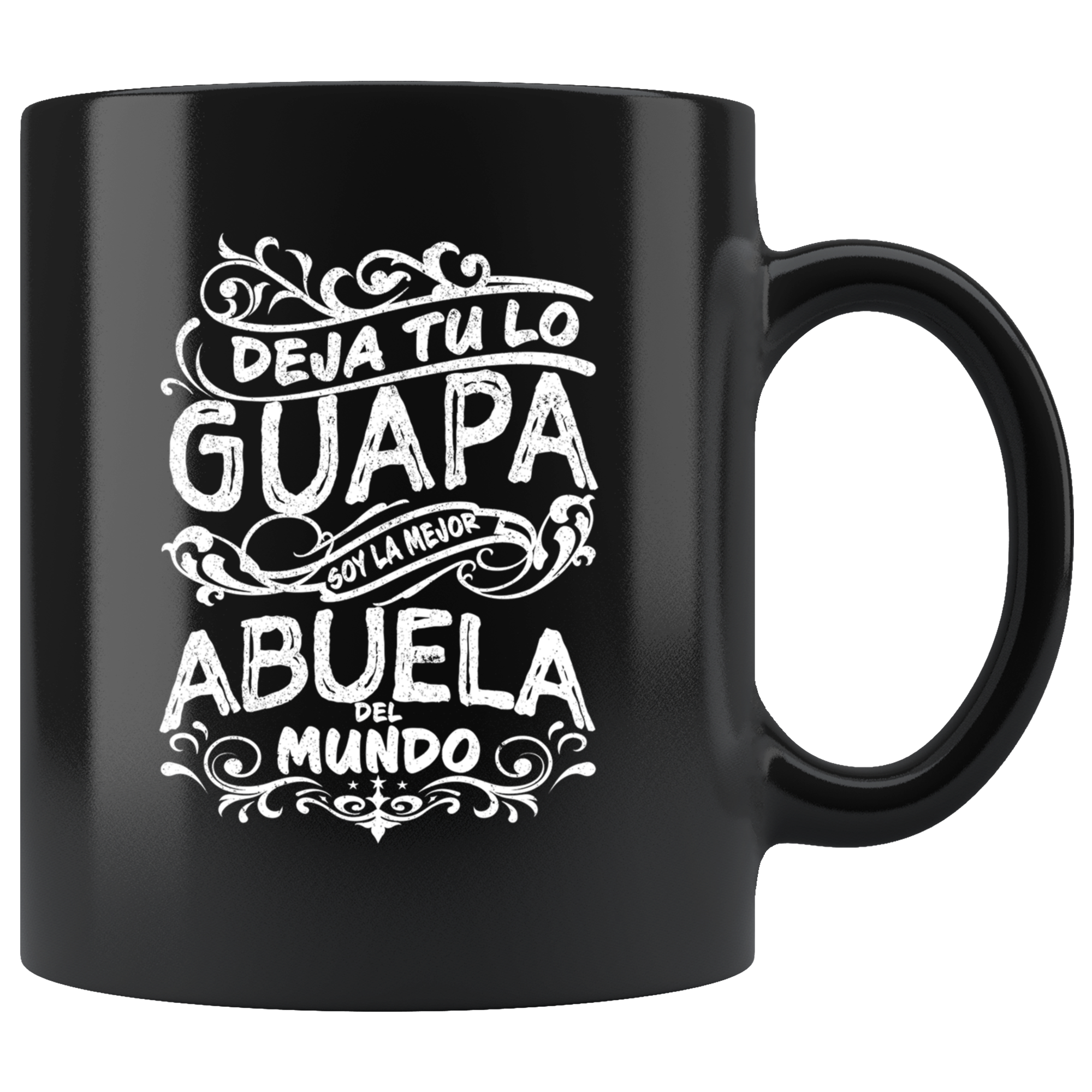  Gifts by Lulee, LLC Tal Vez No Le Caigo Bien a Todo El Mundo  Pero No Inspirational Personalized Chocolate Coffee Tea Mug (White) : Home  & Kitchen