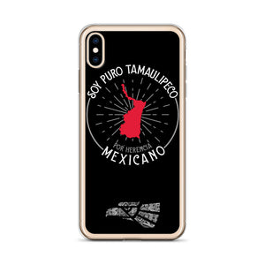 Soy Puro Mexicano Estuche Funda para Mexicanos incluye Todos Los estados de Mexico iPhone Case (Tamaulipas, iPhone Xs Max)