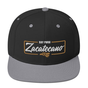 Soy Puro Zacatecano Cachucha o Gorra de Zacatecas Mexico y Todos los Estados Flat Brim Cap Snapback Hat