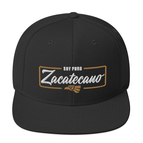 Soy Puro Zacatecano Cachucha o Gorra de Zacatecas Mexico y Todos los Estados Flat Brim Cap Snapback Hat