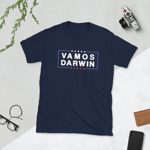 Camiseta Graciosa Vamos Darwin Like Let's Go Darwin in Spanish Short-Sleeve Unisex T-Shirt