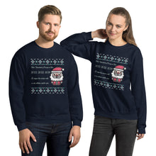 Load image into Gallery viewer, Ugly Sweater Suéter Feo de Navidad con Frase Graciosa en Español Unisex Sweatshirt