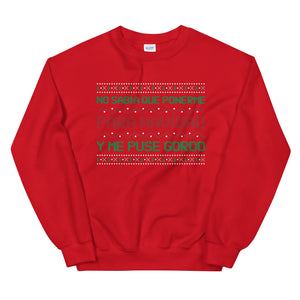 Sueter Sudadera de Navidad Con Frase de Humor Unisex Sweatshirt