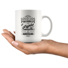 Load image into Gallery viewer, Los Mejores Padres Son Promovidos a Abuelos Taza de cafe anuncio de embarazo Taza Mug para abuelito