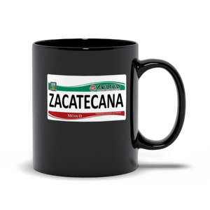 Taza de Cafe Zacatecana Con Placas de Zacatecas