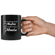 Load image into Gallery viewer, Madre y Abuela Taza de Cafe Black Coffee Mug 11oz Mom and Grandmother